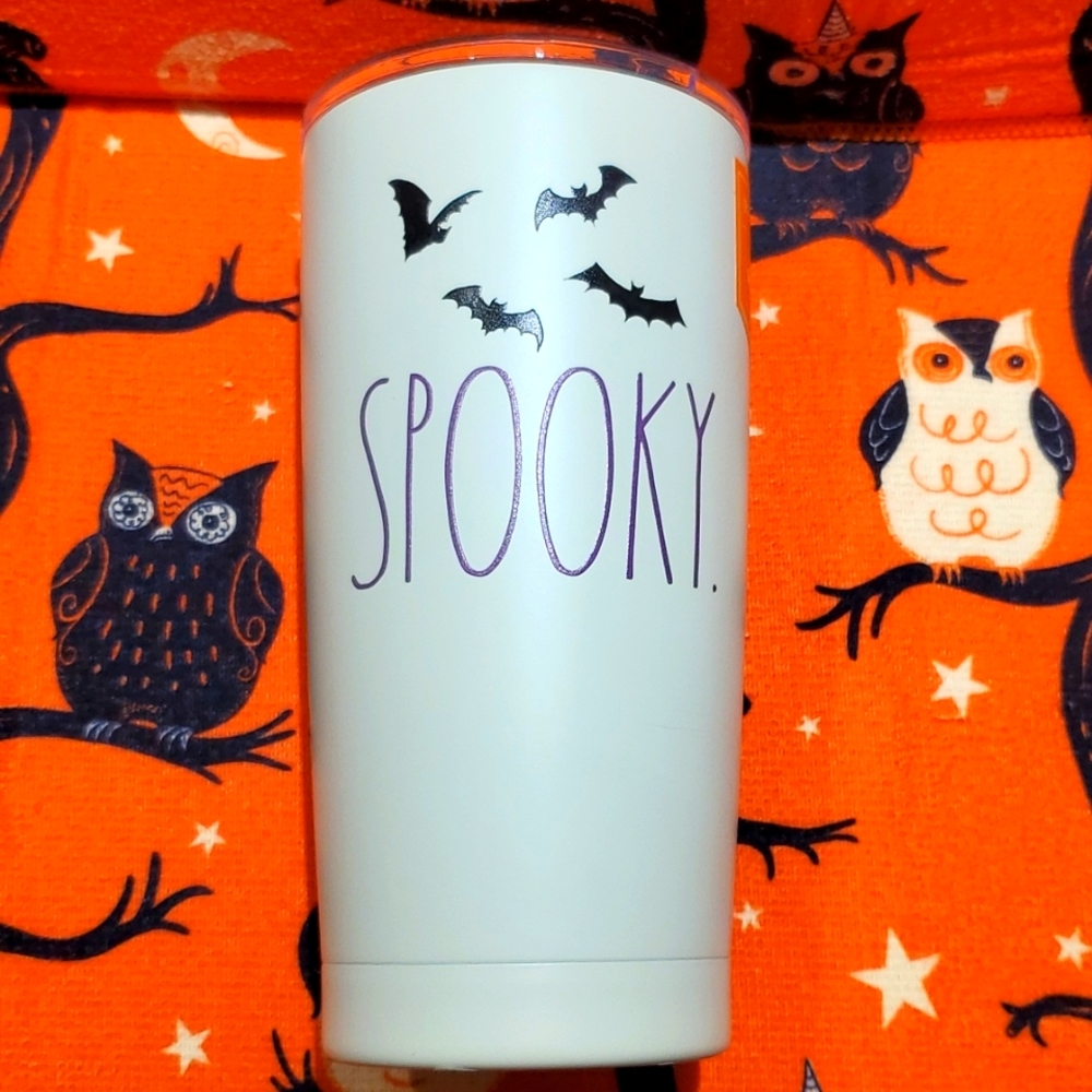 Rae Dunn Halloween Tumbler Spooky Bats